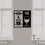 Wallity Selection Accesorio Decorativo de Pared de Metal Negro